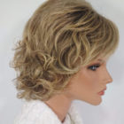 dw752-8t124, peruka kręcona  , naturalna szatynka