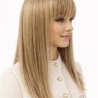 Peruka długa z grzywką  41488/darkblonde- 47cm