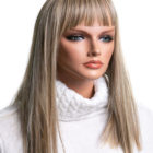 Peruka długa z grzywką  41488--darkblonde- 47cm