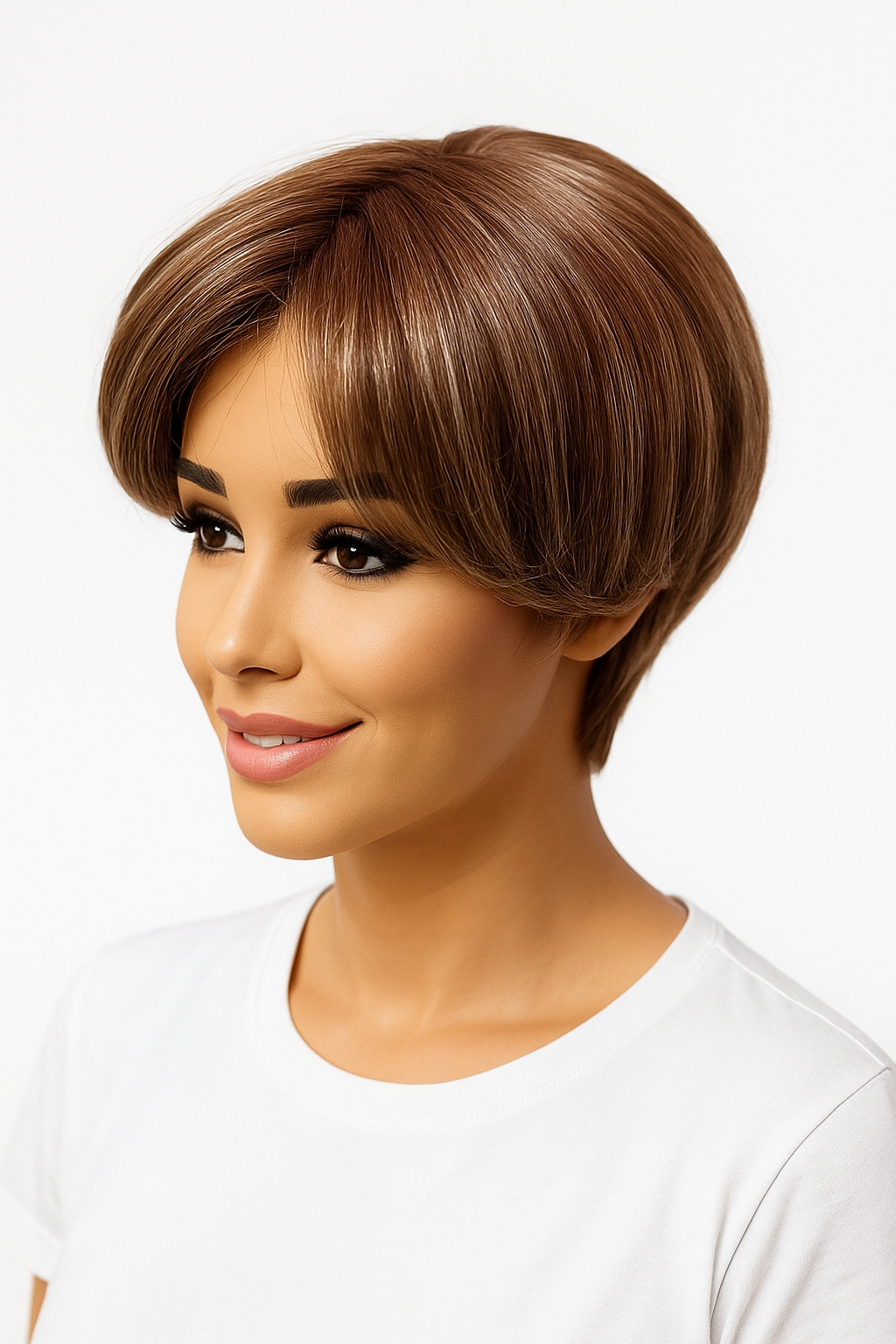 peruka naturalna krótka z grzywką Award, Human Hair- berenstein mix peruka naturalna krótka z grzywką Award, Human Hair- berenstein mix