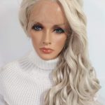 Peruka Chi Lace Nessaja-skandynawski mroźny blond