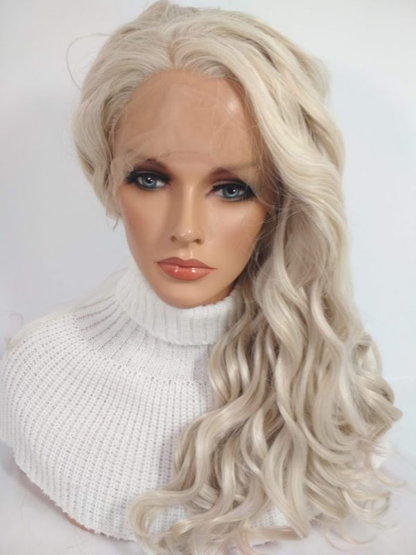 Peruka Chi Lace Nessaja-skandynawski mroźny blond