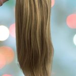 Gotowy naturalny system doklejanych włosów , blond Islandii, peruka doklejana