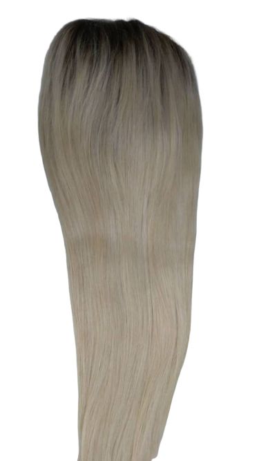 topper , dopinka, tupet, uzupełnienie z włosów naturalnych blond ombre-40cm