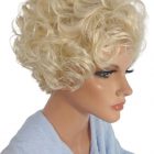 Peruka 712-88, blond krótkie loki styl MM-New