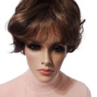 Krótka peruka z grzywką Sunshine  637 czekoladowy mix -New Generation Hair