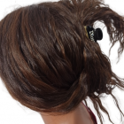 Peruka długa bez grzywki, termowłos, fale, jak naturalna /czarna perła-20152