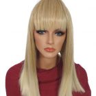 Peruka długa z grzywką spring honey mix 21T long bob- termowłos -47 cm Peruka długa z grzywką spring honey mix 21T long bob- termowłos -47 cm