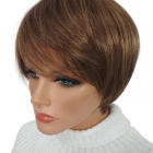 Peruka Amber lace , mikroskóra /NAH -bronzed brown