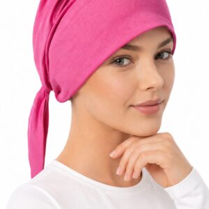 Turban po chemii Tess w kolorze pink