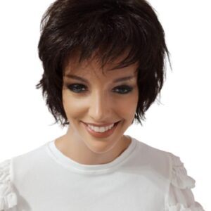 Krótka peruka z grzywka click w kolorze espresso mix / Ellen Wille Krótka peruka z grzywka click w kolorze espresso mix / Ellen Wille