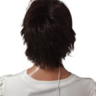 Krótka peruka z grzywka click w kolorze espresso mix / Ellen Wille