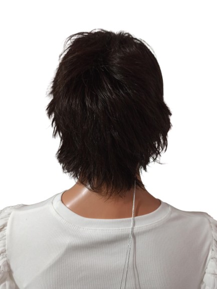 Krótka peruka z grzywka click w kolorze espresso mix / Ellen Wille Krótka peruka z grzywka click w kolorze espresso mix / Ellen Wille