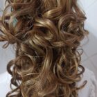 treska, dopinka, kręcona n161-14/24b ciemny blond z refleksem 47cm