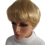 Krótka peruka z grzywka Sab-Rina złoty mix blondów
