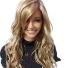 Peruka długa falowana z grzywką  Jelly   blond 10/24/80/8R /Rokoko + kolory