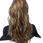 Peruka długa falowana z grzywką  Jelly   blond 10/24/80/8R /Rokoko + kolory