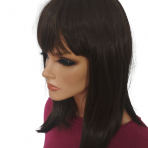 Peruka long bob termo włos, Hortensja w kolorze    chokolate mix