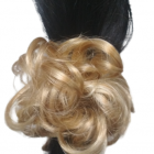 dopinany kok na gumce XXL blond mix 24h613