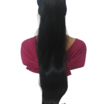 Treska syntetyczna długie proste włosy 73cm /dwustronna