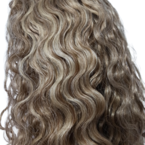 Treska długa  , dopinka mokra włoszka 85642-12tt26 mix złocistych  blondów-ultralekka 65cm