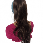 Treska, dopinka 60cm falowane brązowe włosy na bananie / ultralekka + kolory