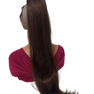 Treska, dopinka długie włosy 73cm/83 -6 czekolada