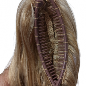 Treska, dopinka, dopinany kucyk na bananie, długie włosy, -65cm P/3-21RT