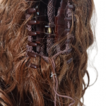 treska, kucyk, dopinka długie kręcone włosy  64 cm- D85-R6/30 mocca -ultralekka