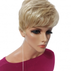 Krótka peruka z grzywką , jasny blond ZL-16-25 by Gisela Mayer