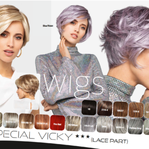 Peruka krótka bez grzywki Specjal Vicky lace part by Gisela Mayer-kolory