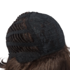 Peruka z  grzywką long bob  czekoladowy kolor 4351-6