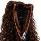 Treska, dopinka kręcona na bananie Simma w kolorze słodkiej czekolady/ultralekka/56cm + kolory Treska, dopinka kręcona na bananie Simma w kolorze słodkiej czekolady/ultralekka/56cm + kolory