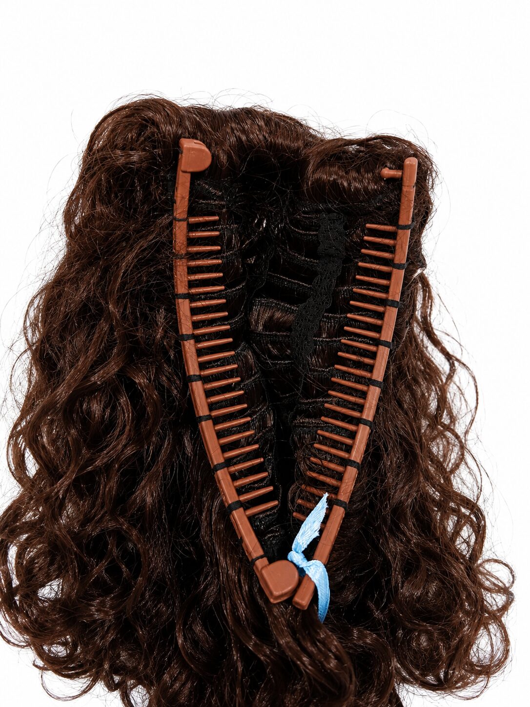 Treska, dopinka kręcona na bananie Simma w kolorze słodkiej czekolady/ultralekka/56cm + kolory Treska, dopinka kręcona na bananie Simma w kolorze słodkiej czekolady/ultralekka/56cm + kolory