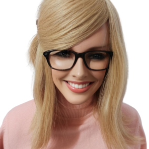 Peruka naturalna bez grzywki / z grzywką Enrica by Nessaja golden blonde long bob/Unikat