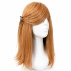 Peruka naturalna bez grzywki long bob Enrica by Nessaja golden blonde-37cm