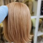 Peruka naturalna bez grzywki long bob Enrica by Nessaja golden blonde-37cm