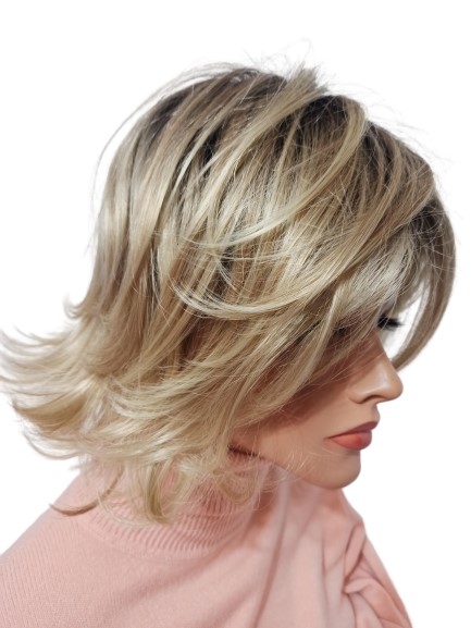 Peruka z grzywką Wave deluxe champagne rooted  Ellen Wille-Hair Power