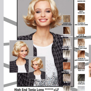 Krótka peruka bez grzywki  High end Tonia long  by Gisela Mayer light gold blond + kolory
