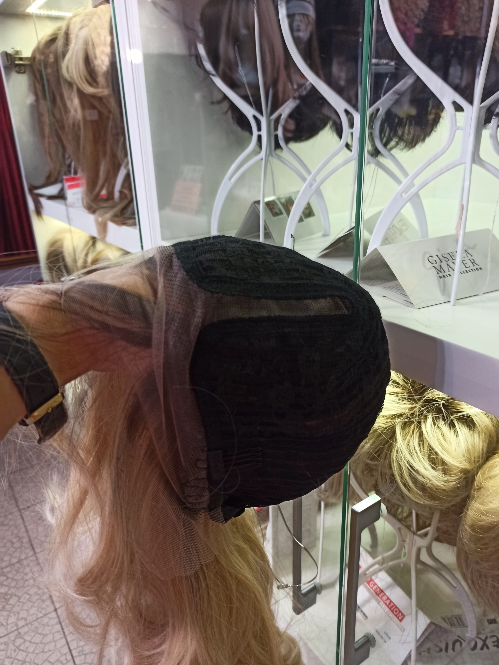 Peruka długa bez grzywki , Słowiańska Julia lace  , termohair, tricolor jak naturalna
