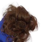 Doczepiany  naturalny kok na gumce Lux B Me - Xl 6/8/10 -14cm