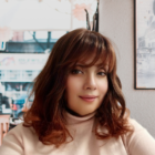 Peruka long bob Julia wiśniowy mix i kolory