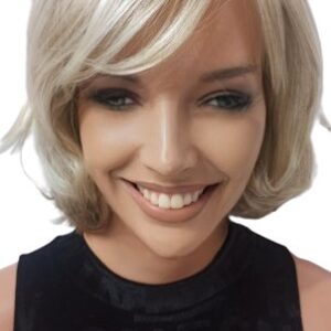 Peruka synt.bob z grzywką Montgomery 22/16 Rokoko