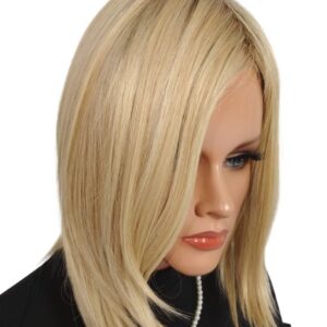 Peruka naturalna bez grzywki Trinity plus champagne rooted  Ellen Wille