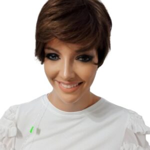 Krótka peruka z grzywką Cara 100 Deluxe -chocolate mix  / Ellen Wille  / kolory