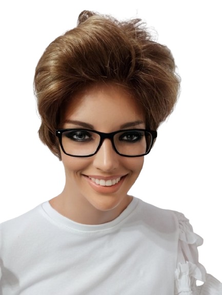 Krótka peruka Society mono lace deluxe by Gisela Mayer w kolorze ciemny blond mix 10/16/27+10 -okazja Krótka peruka Society mono lace deluxe by Gisela Mayer w kolorze ciemny blond mix 10/16/27+10 -okazja