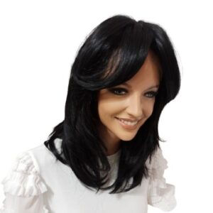 Peruka bez grzywki  Espressa lace  w kolorze czarnym 45cm + inne kolory