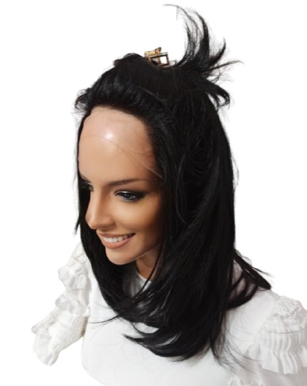 Peruka bez grzywki  Espressa lace  w kolorze czarnym 45cm + inne kolory