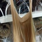 doczepiane naturalne słowiańskie włosy na opasce   20 cm kolor 16  jasny ciepły blond