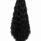 Długa falowana dopinka/treska 85642 w kolorze kasztanowym 60cm + kolory / 63cm